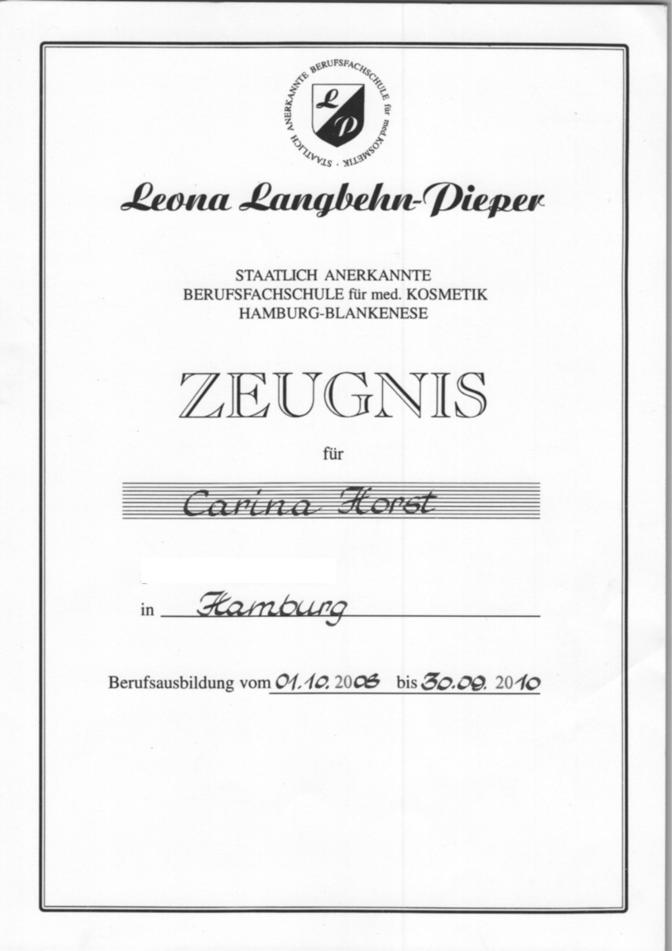 Staatlich anerkannte Ausbildung